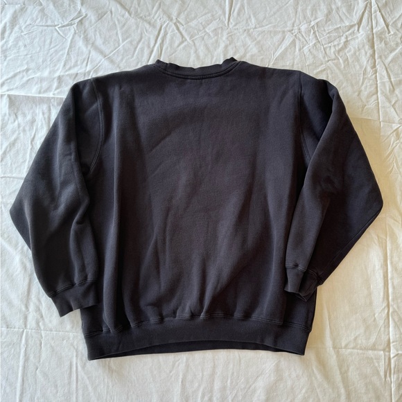 Vintage Stussy Crewneck Sweatshirt Dark Grey Size Medium - Picture 3 of 7